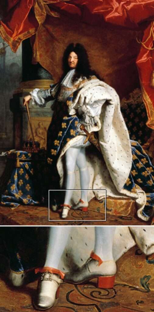 Louis XIV with Red Hight Heels